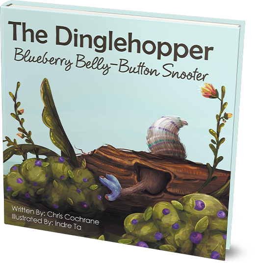 image of The Dinglehopper Blueberry Belly-Button Snooter as one of the best children's books with great illustrations