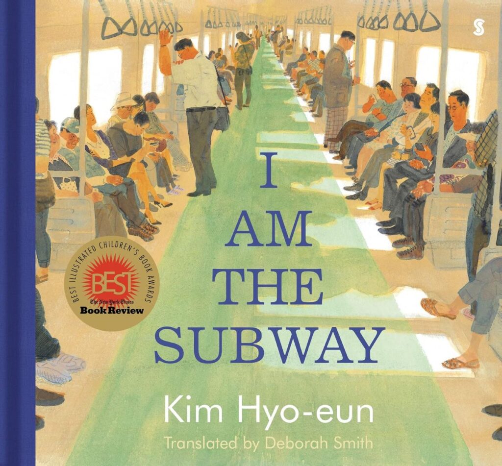 image of I Am the Subway presenting a beautiful cover that proves it deserves its spot as children's books with great illustrations