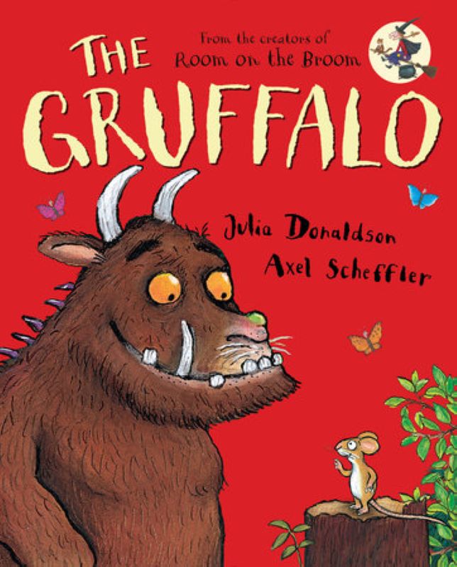 image of The Gruffalo being a great example of a children's book about friendly monsters