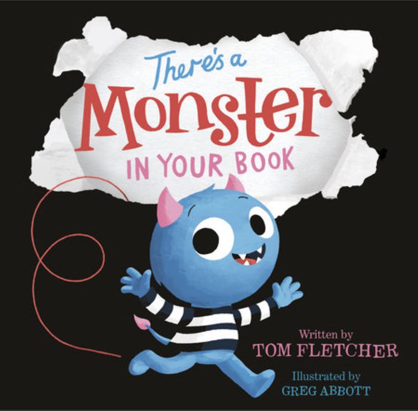 image of There’s a Monster in Your Book talking about children's book about friendly monsters